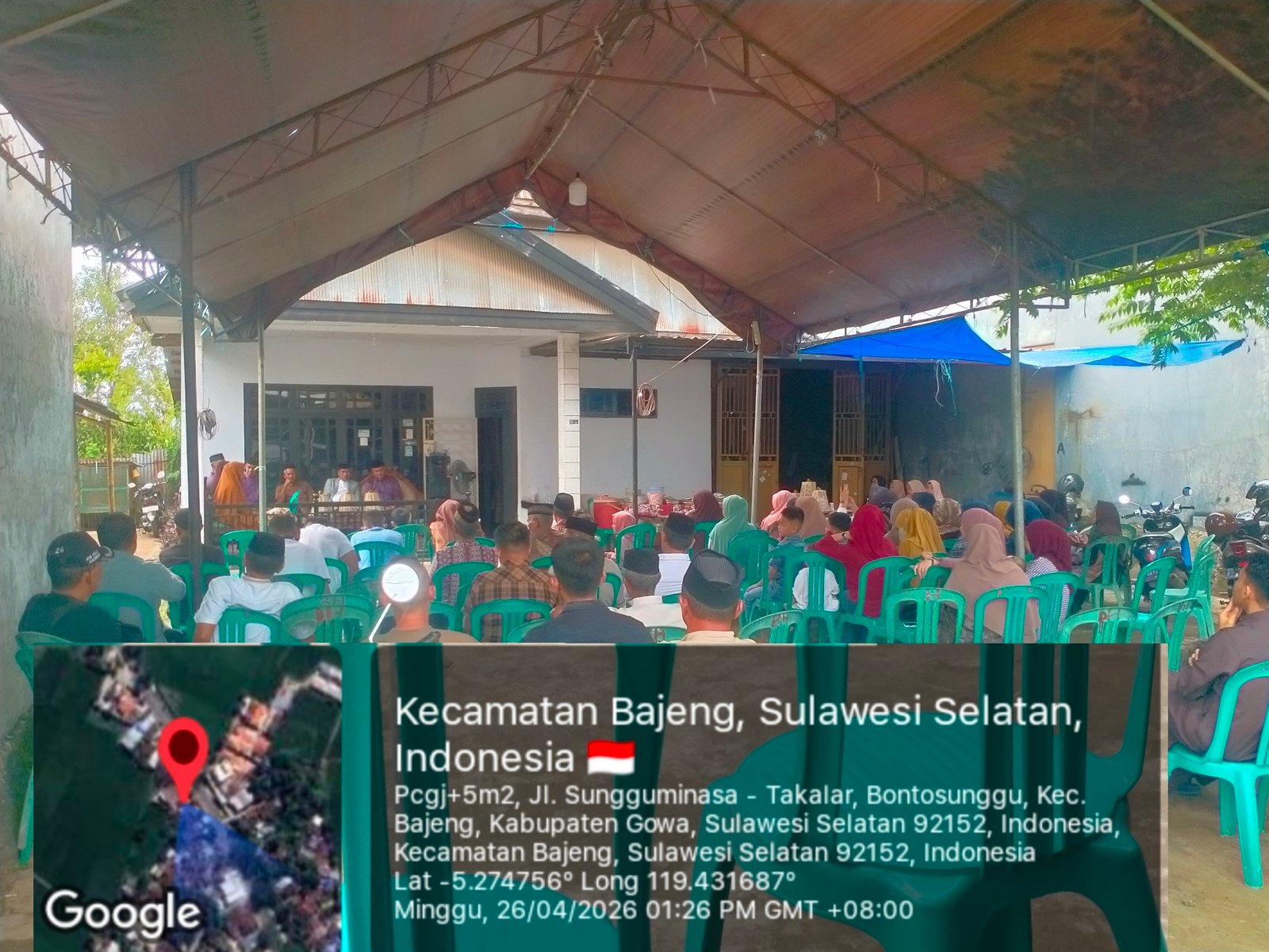 Harwan Dg Tayang dan Trirahmayanti Dg Tanning Gelar Tasyakuran Walimatussafar Ibadah Haji di Bontosunggu, Gowa