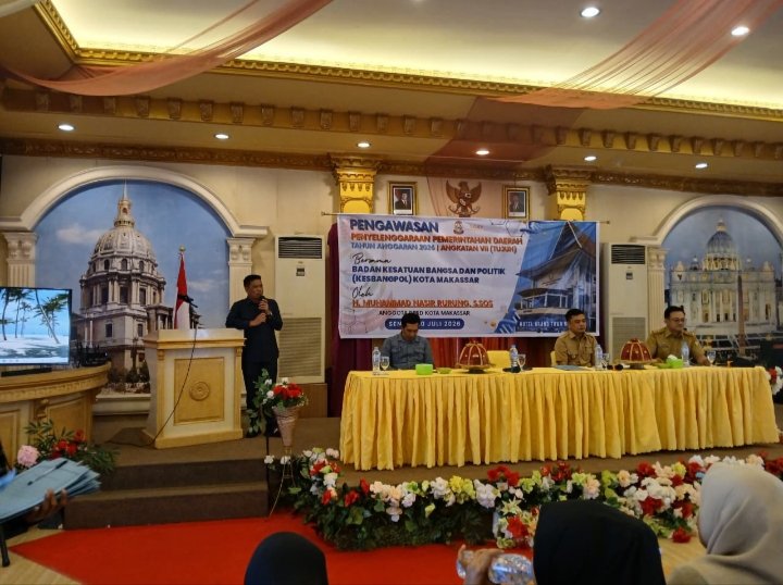 H. Muhammad Nasir Rurung, S.Sos Sosialisasikan Pengawasan Penyelenggaraan Pemerintahan Daerah Bersama Kesbangpol Kota Makassar