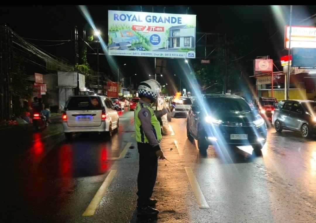 Antisipasi Arus Balik Lebaran Polres Maros Imbau Pemudik Gunakan Jalur Alternati