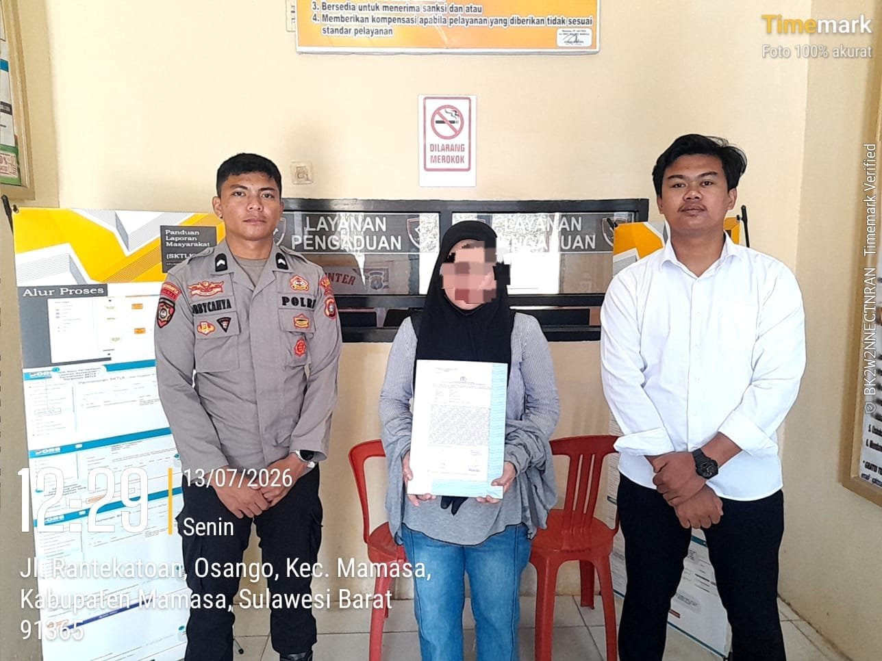 KDRT Berujung Penganiayaan dan Ancaman Senjata Tajam, Istri Laporkan Suami ke Polres Mamasa