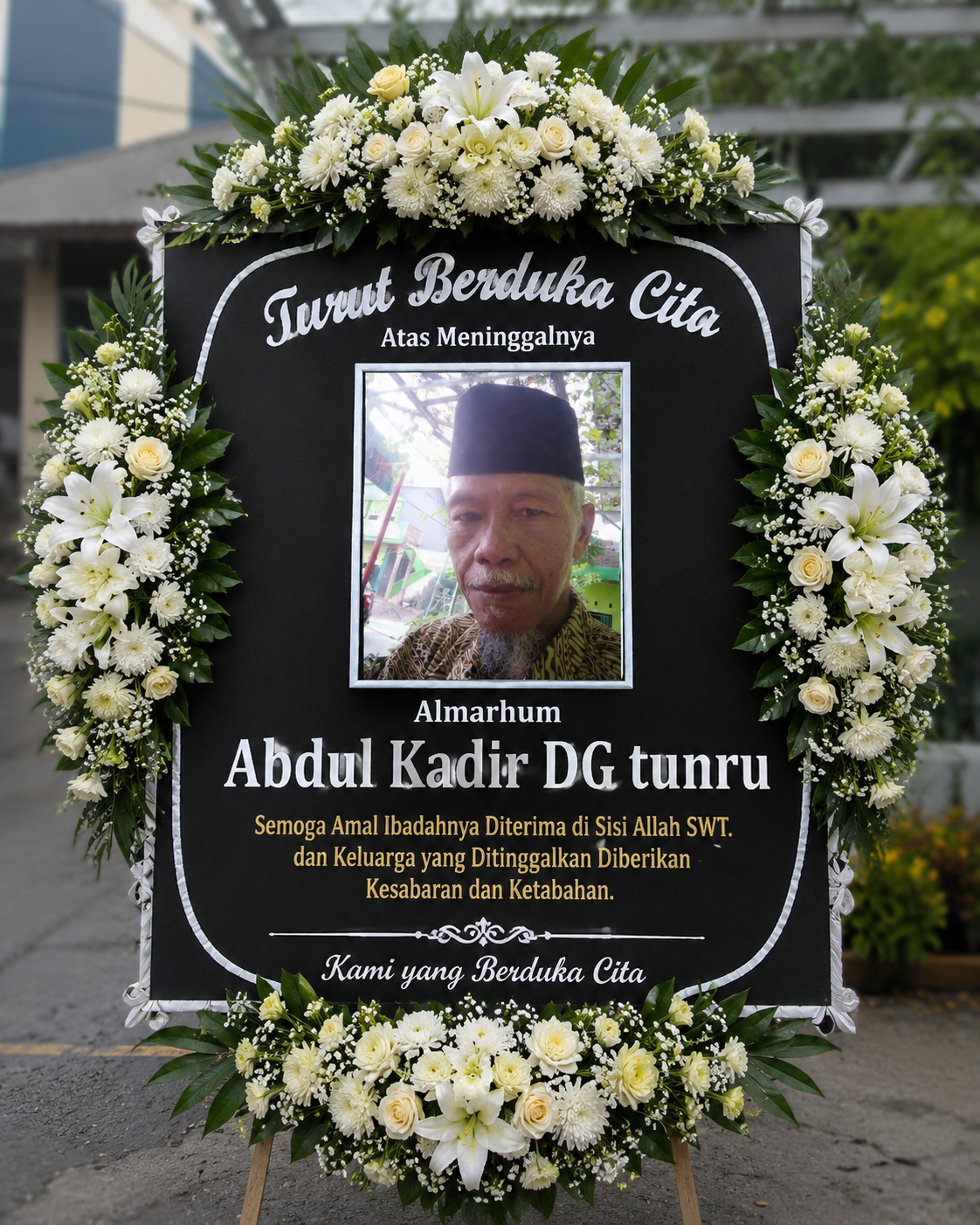 Tokoh Masyarakat Gowa, Abdul Kadir Daeng Tunru Tutup Usia
