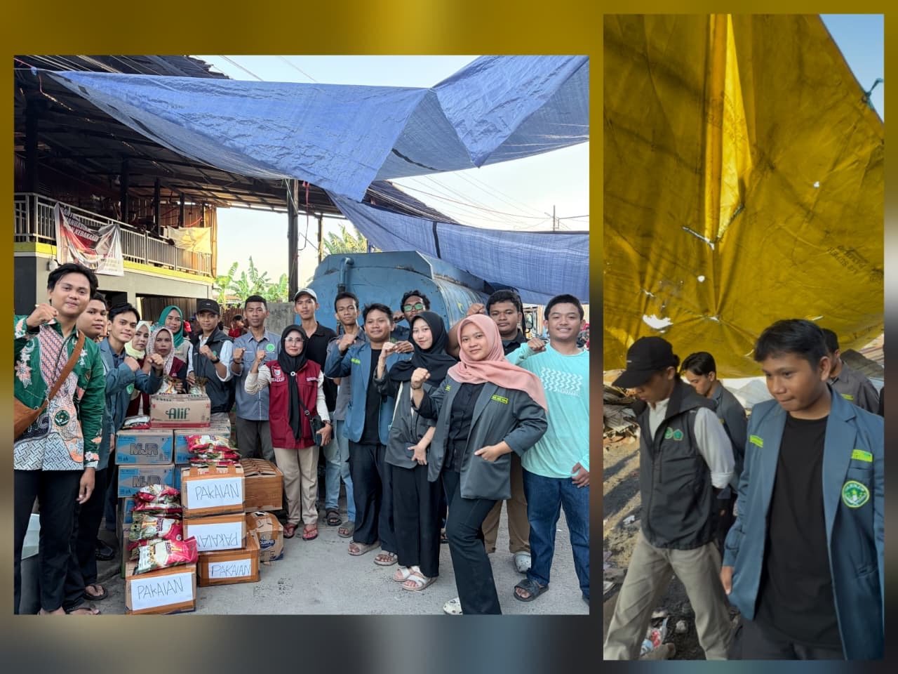 PC IPNU IPPNU Kota Makassar Salurkan Donasi untuk Korban Kebakaran Mangara' Bombang