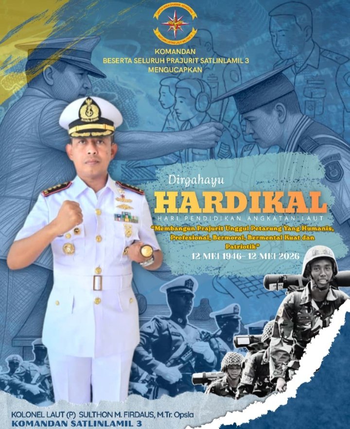 Peringatan HARDIKAL 2026, Satlinlamil 3 Teguhkan Semangat Prajurit Tangguh dan Profesional