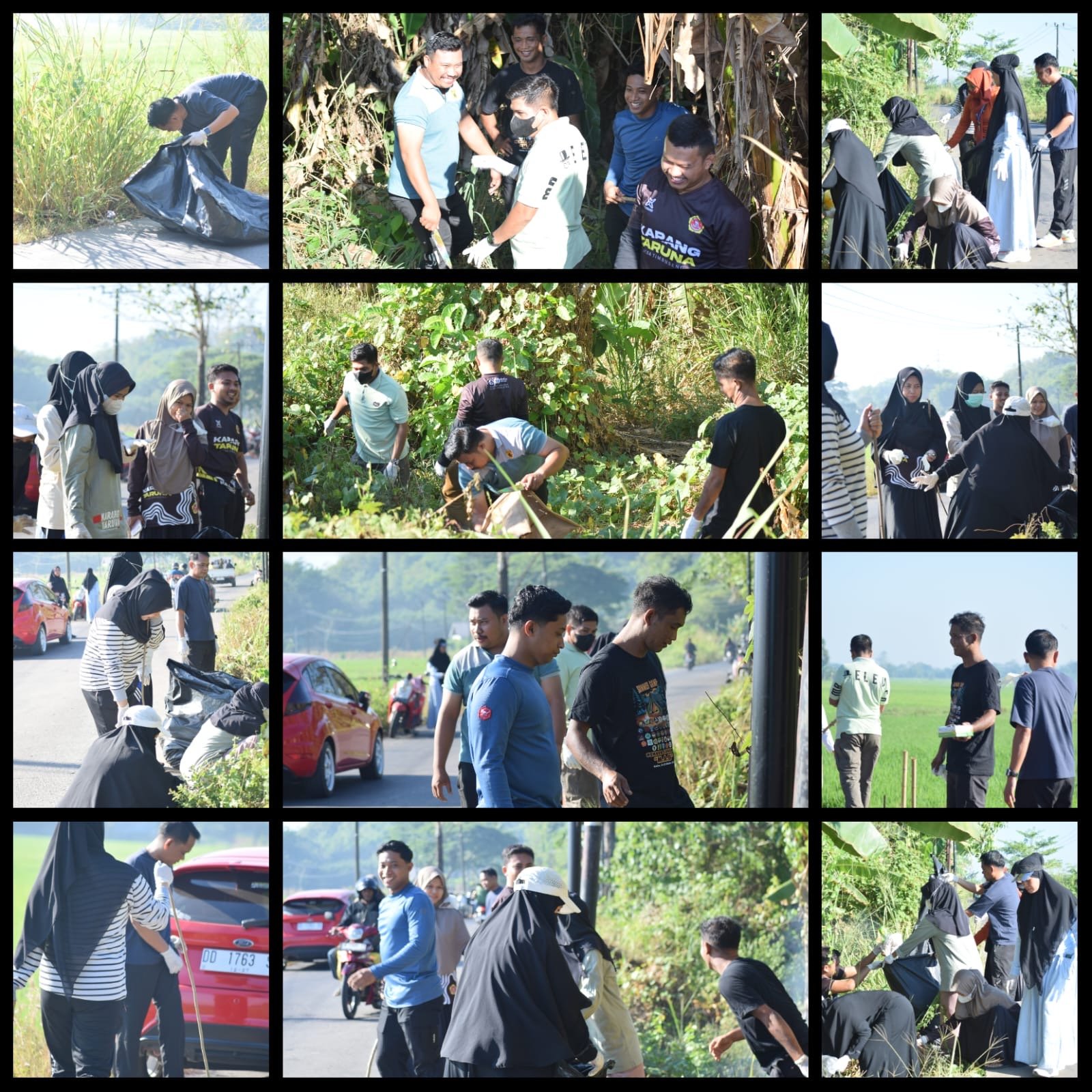 Karang Taruna Desa Timbuseng Gelar “Gerakan 100 Kantong Sampah Untuk Timbuseng Tangkasa”