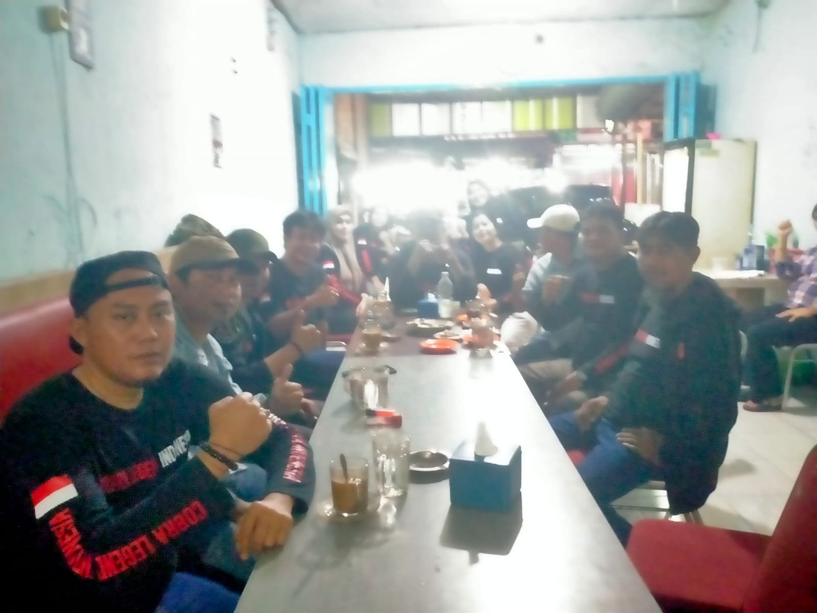 Silaturahmi Cobra Legend Indonesia ( CLI) Bersama Pengurus, Anggota dan Srikandi di Warkop Cahaya